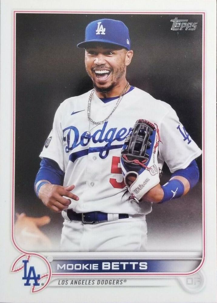 Mookie Betts #50 Los Angeles Dodgers (Smiling) | 2022 Topps