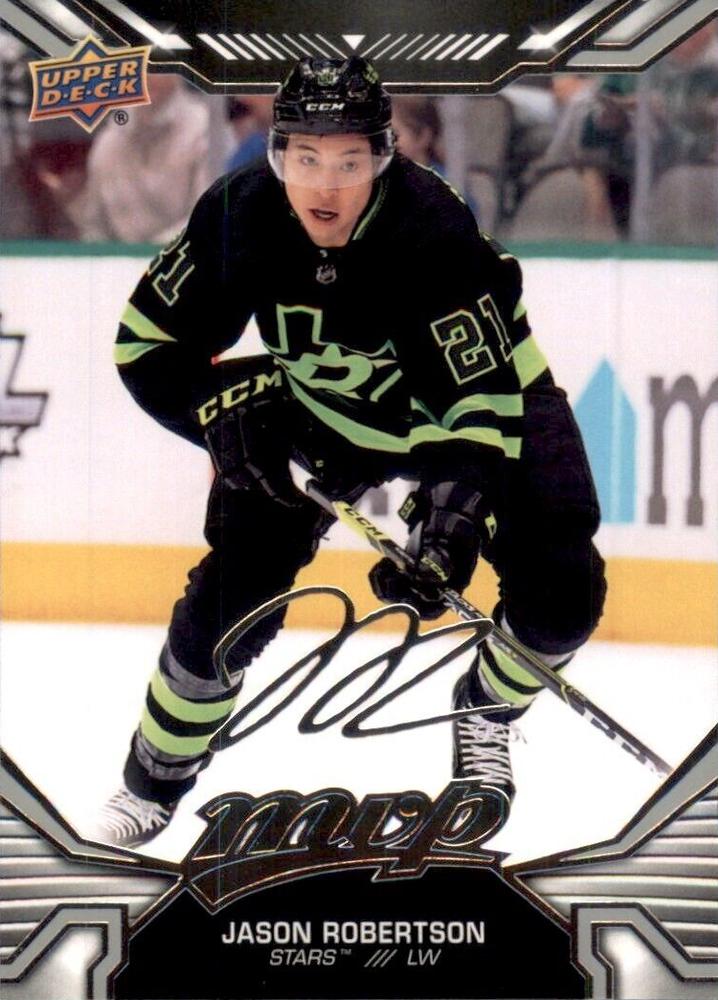 Jason Robertson #50 Dallas Stars | 2022-23 Upper Deck MVP Silver Script
