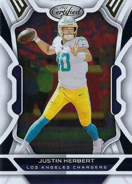 Justin Herbert #50 Los Angeles Chargers | 2022 Panini Certified | NFL Football