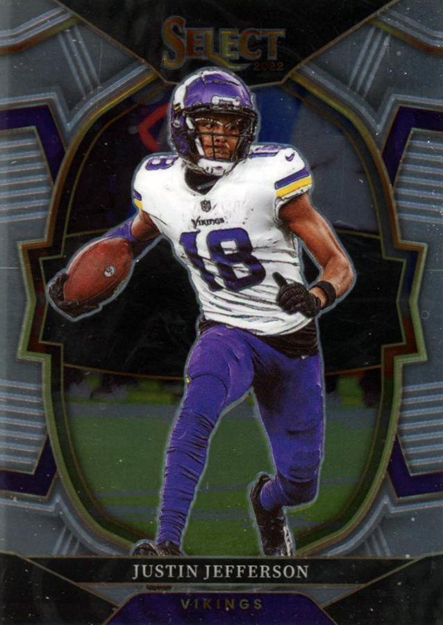 Justin Jefferson #50 Minnesota Vikings | 2022 Panini Select | NFL Football