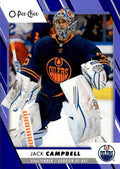Jack Campbell #50 Edmonton Oilers | 2023-24 O-Pee-Chee Blue Border