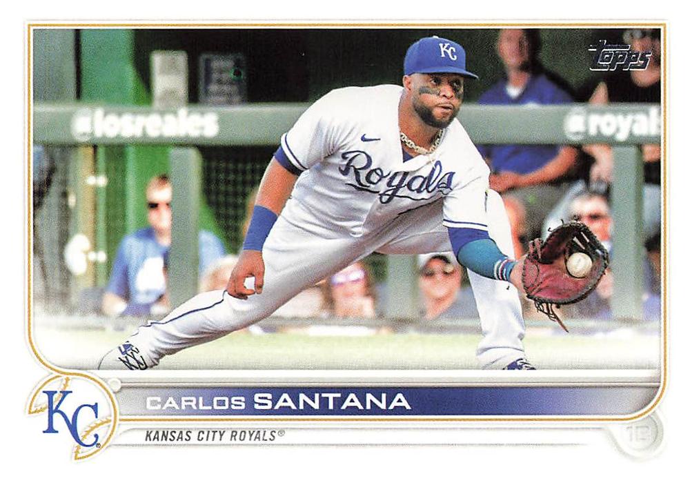 Carlos Santana #510 Kansas City Royals | 2022 Topps