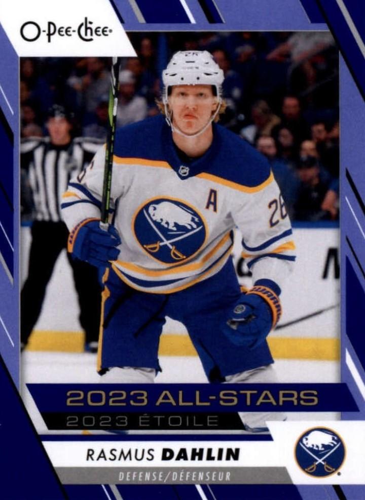 Rasmus Dahlin #512 Buffalo Sabres | 2023-24 O-Pee-Chee Blue Border