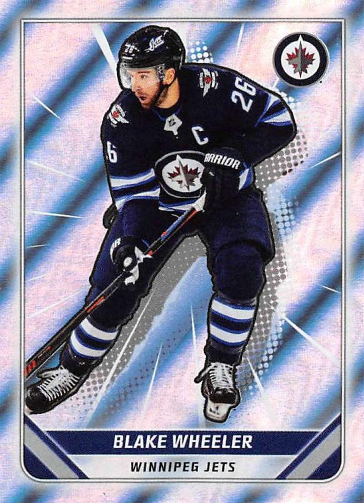 Blake Wheeler FOIL #513 Winnipeg Jets | 2019-20 Topps NHL Sticker Collection