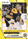 Linus Ullmark #513 Boston Bruins | 2023-24 O-Pee-Chee Yellow Border