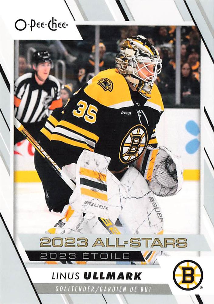 Linus Ullmark #513 Boston Bruins | 2023-24 O-Pee-Chee Hockey