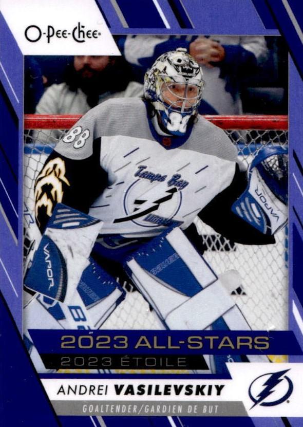 Andrei Vasilevskiy #514 Tampa Bay Lightning | 2023-24 O-Pee-Chee Blue Border
