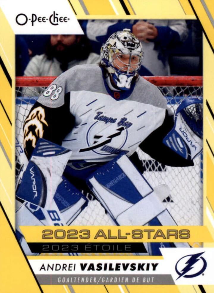 Andrei Vasilevskiy #514 Tampa Bay Lightning | 2023-24 O-Pee-Chee Yellow Border