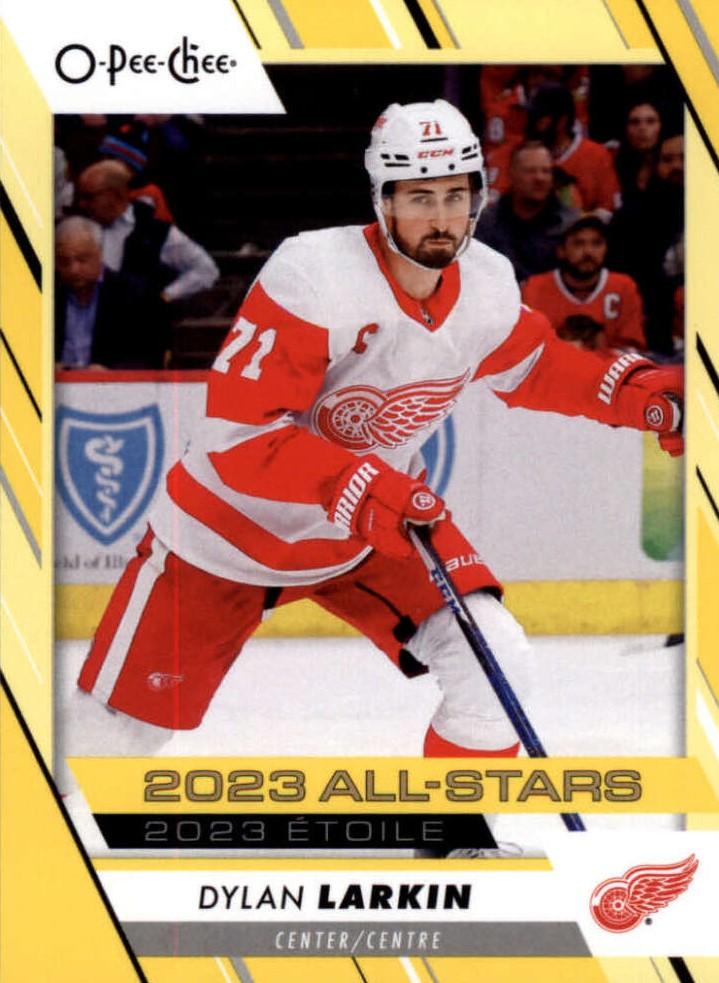 Dylan Larkin #515 Detroit Red Wings | 2023-24 O-Pee-Chee Yellow Border