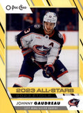 Johnny Gaudreau #516 Columbus Blue Jackets | 2023-24 O-Pee-Chee Yellow Border