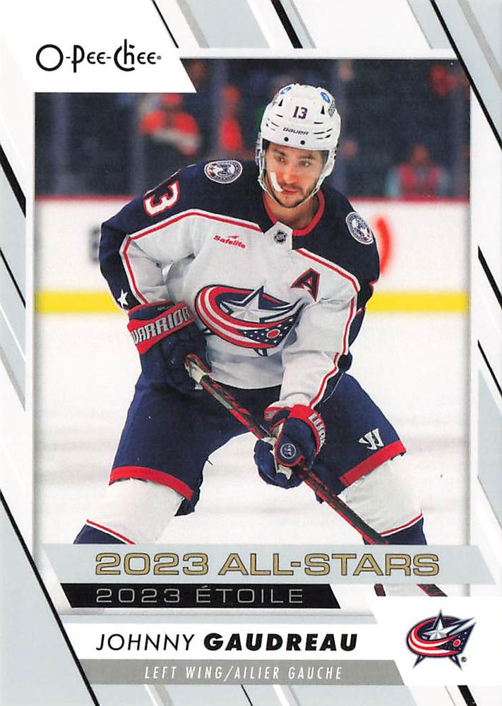 Johnny Gaudreau #516 Columbus Blue Jackets | 2023-24 O-Pee-Chee Hockey