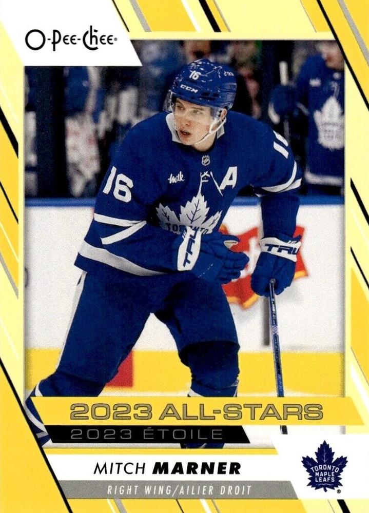 Mitch Marner #517 Toronto Maple Leafs | 2023-24 O-Pee-Chee Yellow Border