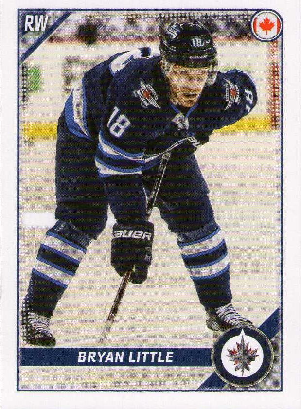 Bryan Little #518 Winnipeg Jets | 2019-20 Topps NHL Sticker Collection