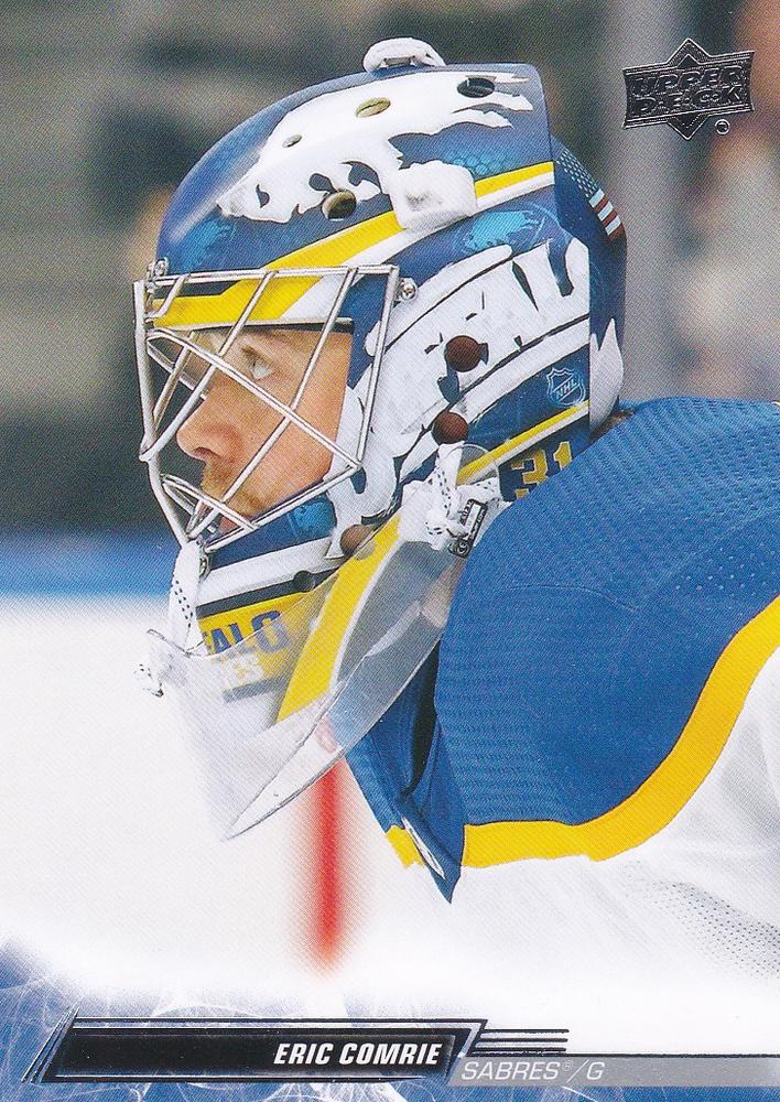 Eric Comrie #519 Buffalo Sabres | 2022-23 Upper Deck