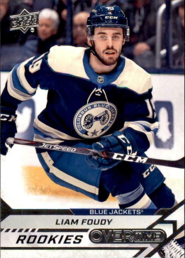 Liam Foudy #51 Columbus Blue Jackets | 2020-21 Upper Deck Overtime