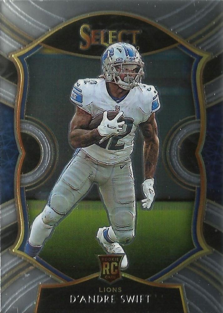 D'Andre Swift #51 Detroit Lions | 2020 Panini Select |  | NFL Football