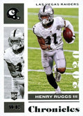Henry Ruggs III #51 Las Vegas Raiders | 2020 Panini Chronicles |  | NFL Football