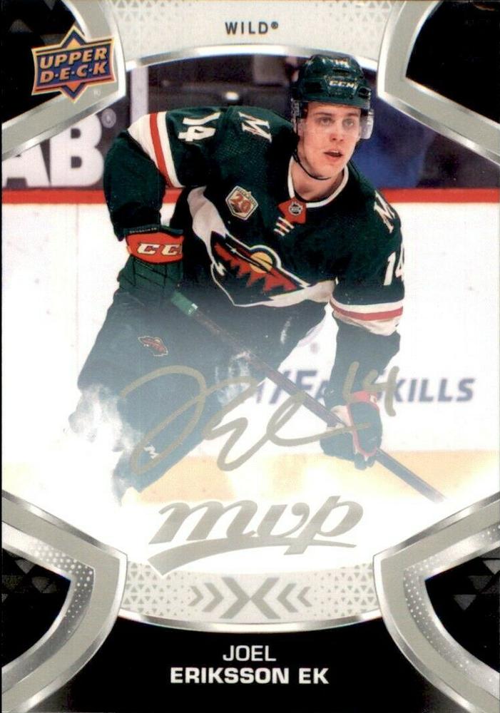 Joel Eriksson Ek #51 Minnesota Wild | 2021-22 Upper Deck MVP Silver Script