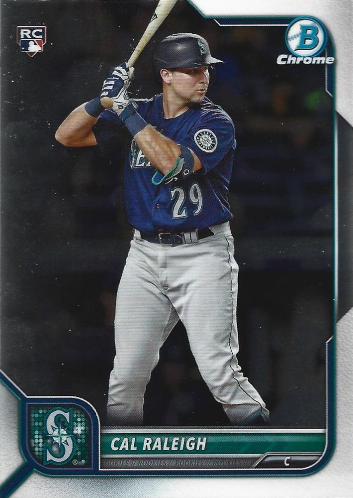 Cal Raleigh #51 Seattle Mariners | 2022 Bowman Chrome