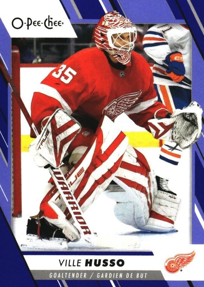 Ville Husso #51 Detroit Red Wings | 2023-24 O-Pee-Chee Blue Border