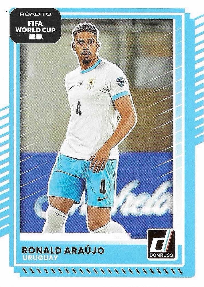 Ronald Araujo #51 Uruguay | 2025-26 Donruss Road to FIFA World Cup