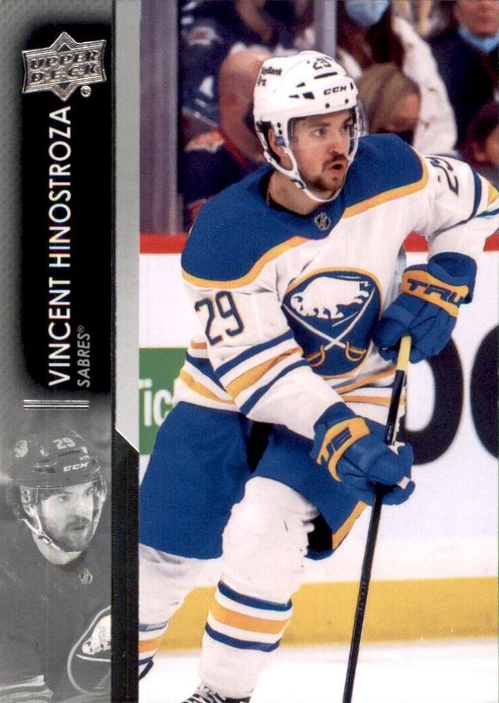 Vincent Hinostroza #521 Buffalo Sabres | 2021-22 Upper Deck