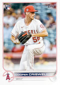 Cooper Criswell #521 Los Angeles Angels (Factory set, white outline around RC logo) | 2022 Topps