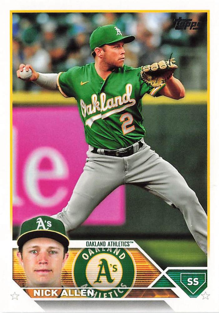 Nick Allen #521 Oakland Athletics | 2023 Topps
