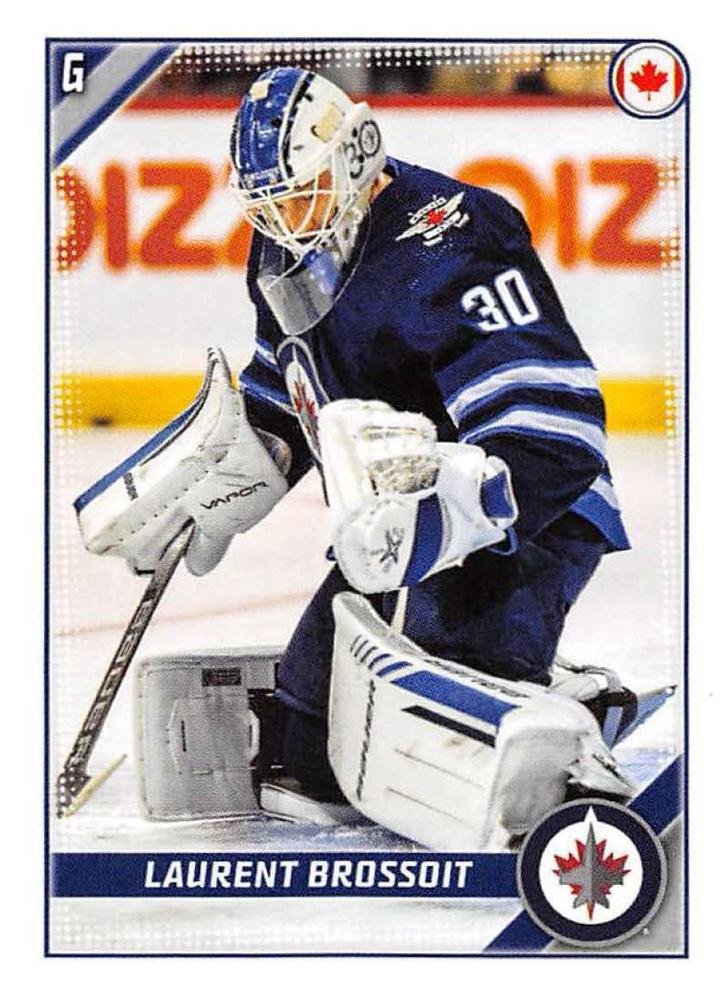 Laurent Brossoit #522 Winnipeg Jets | 2019-20 Topps NHL Sticker Collection