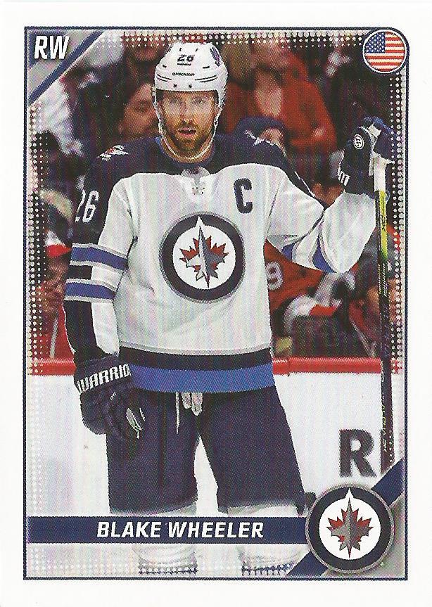 Blake Wheeler #523 Winnipeg Jets | 2019-20 Topps NHL Sticker Collection