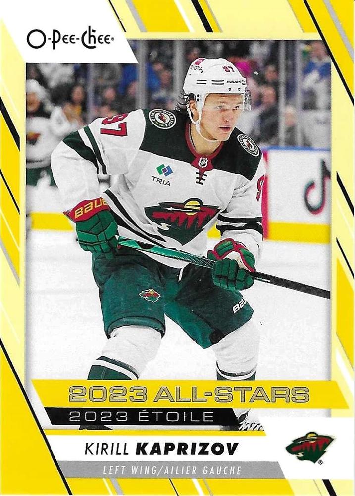 Kirill Kaprizov #523 Minnesota Wild | 2023-24 O-Pee-Chee Yellow Border