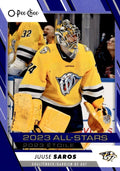 Juuse Saros #524 Nashville Predators | 2023-24 O-Pee-Chee Blue Border