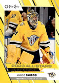 Juuse Saros #524 Nashville Predators | 2023-24 O-Pee-Chee Yellow Border