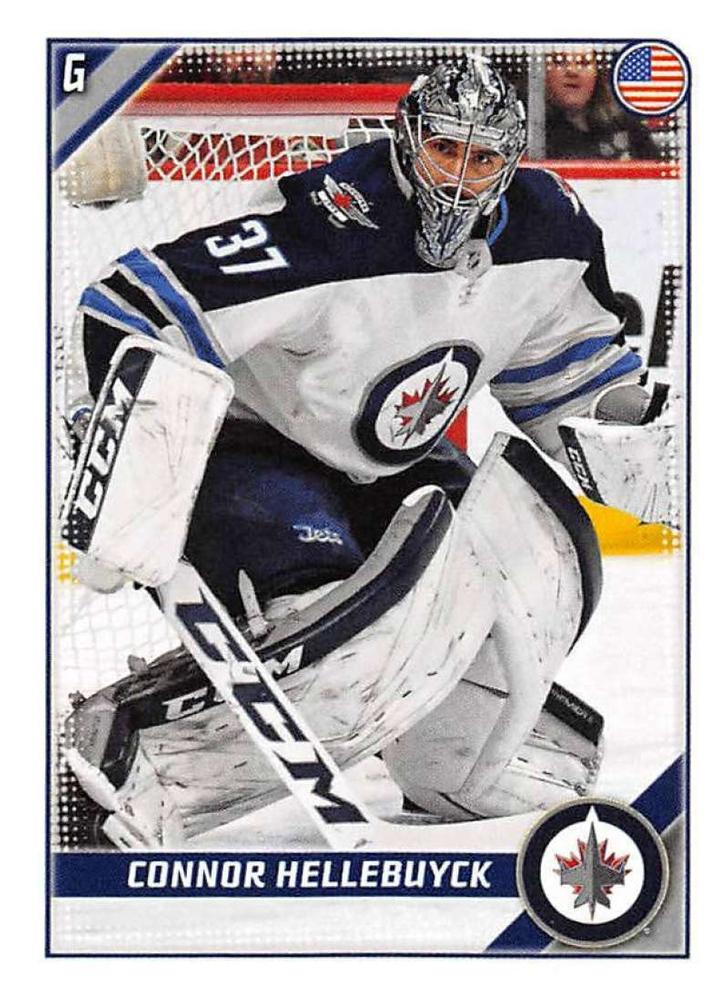 Connor Hellebuyck #525 Winnipeg Jets | 2019-20 Topps NHL Sticker Collection