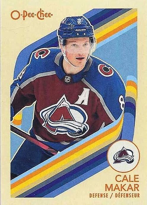 Cale Makar #525 Colorado Avalanche | 2023-24 O-Pee-Chee Retro