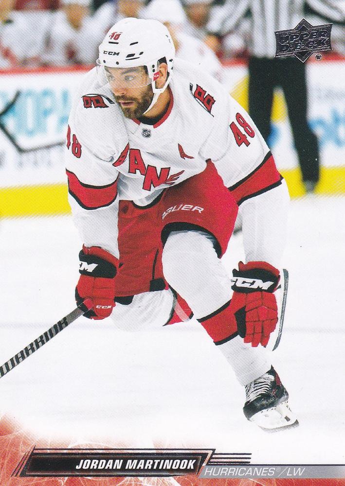 Jordan Martinook #527 Carolina Hurricanes | 2022-23 Upper Deck