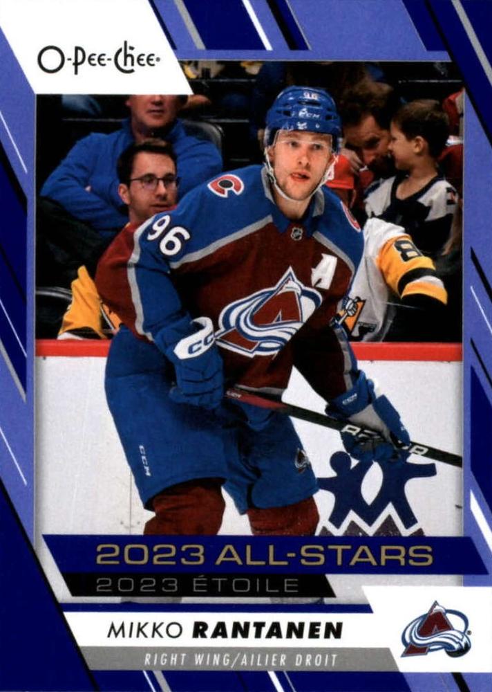 Mikko Rantanen #527 Colorado Avalanche | 2023-24 O-Pee-Chee Blue Border