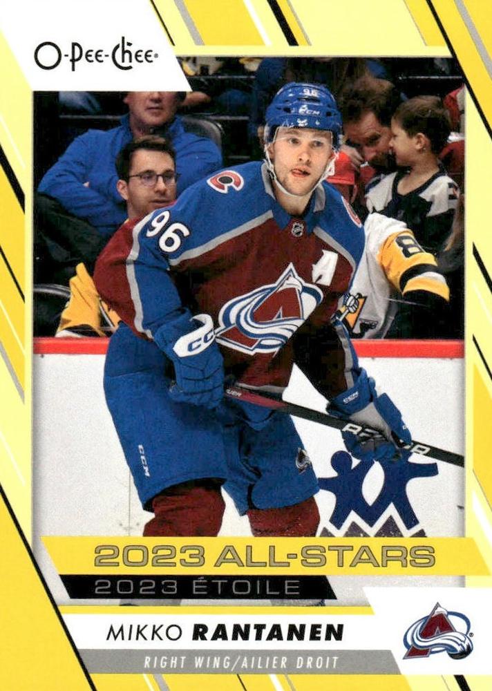 Mikko Rantanen #527 Colorado Avalanche | 2023-24 O-Pee-Chee Yellow Border