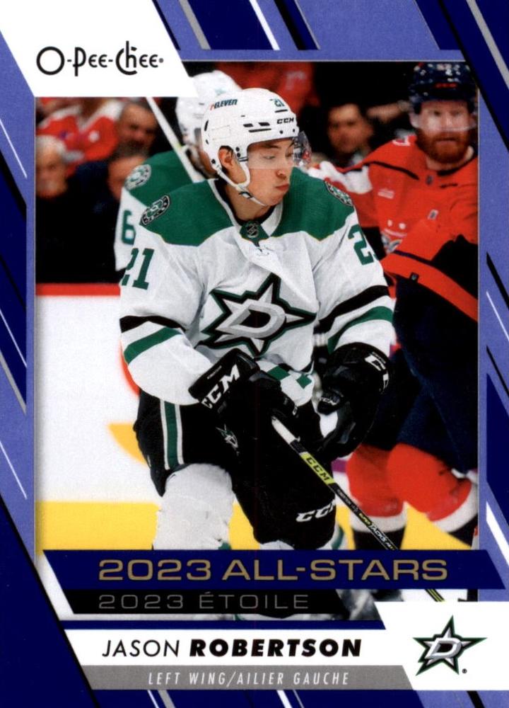 Jason Robertson #528 Dallas Stars | 2023-24 O-Pee-Chee Blue Border