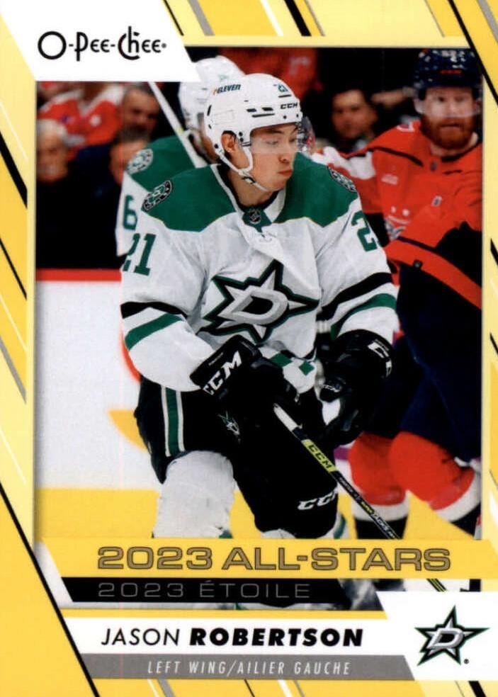 Jason Robertson #528 Dallas Stars | 2023-24 O-Pee-Chee Yellow Border