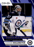 Connor Hellebuyck #529 Winnipeg Jets | 2023-24 O-Pee-Chee Blue Border
