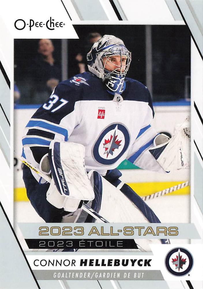 Connor Hellebuyck #529 Winnipeg Jets | 2023-24 O-Pee-Chee Hockey