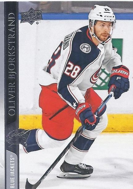 Oliver Bjorkstrand #52 Columbus Blue Jackets | 2020-21 Upper Deck