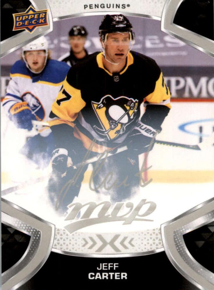 Jeff Carter #52 Pittsburgh Penguins | 2021-22 Upper Deck MVP Silver Script