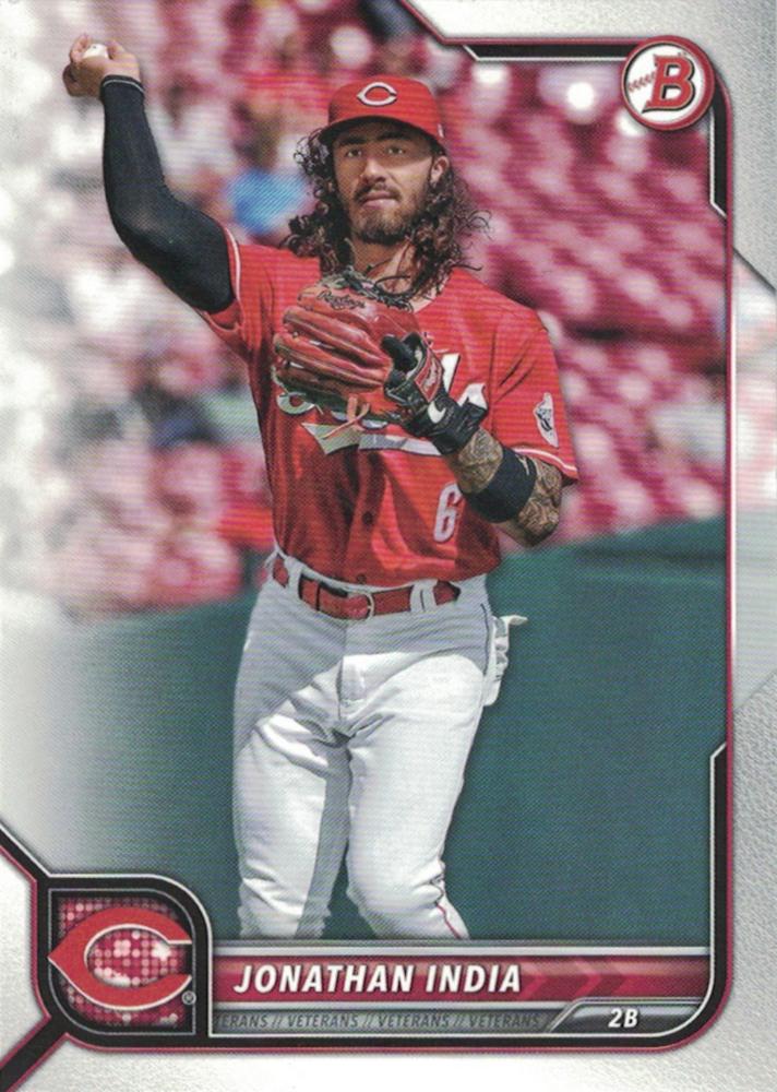 Jonathan India #52 Cincinnati Reds | 2022 Bowman