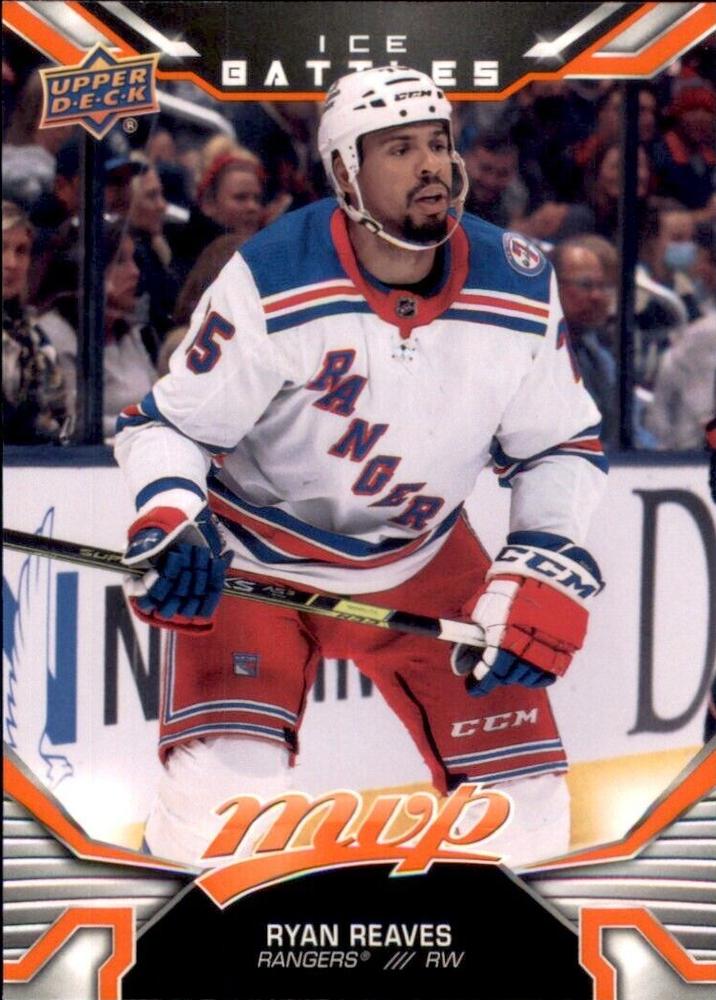 Ryan Reaves #52 New York Rangers | 2022-23 Upper Deck MVP Ice Battles
