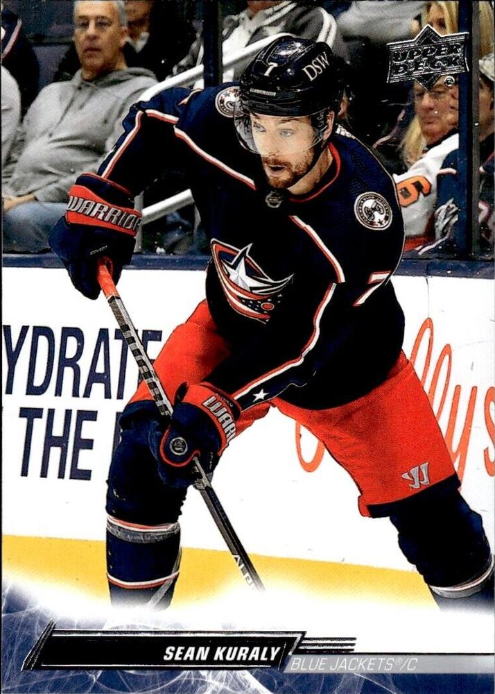 Sean Kuraly #52 Columbus Blue Jackets | 2022-23 Upper Deck