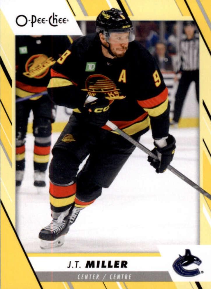J.T. Miller #52 Vancouver Canucks | 2023-24 O-Pee-Chee Yellow Border