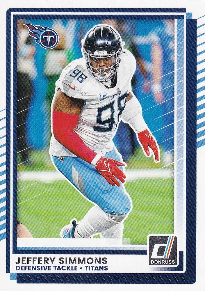 Jeffery Simmons #52 Tennessee Titans | 2025 Donruss | NFL Football