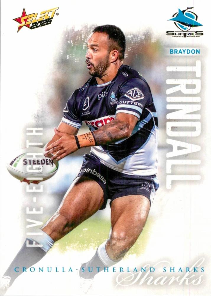Braydon Trindall #52 Cronulla-Sutherland Sharks | 2026 Select NRL League Heroes